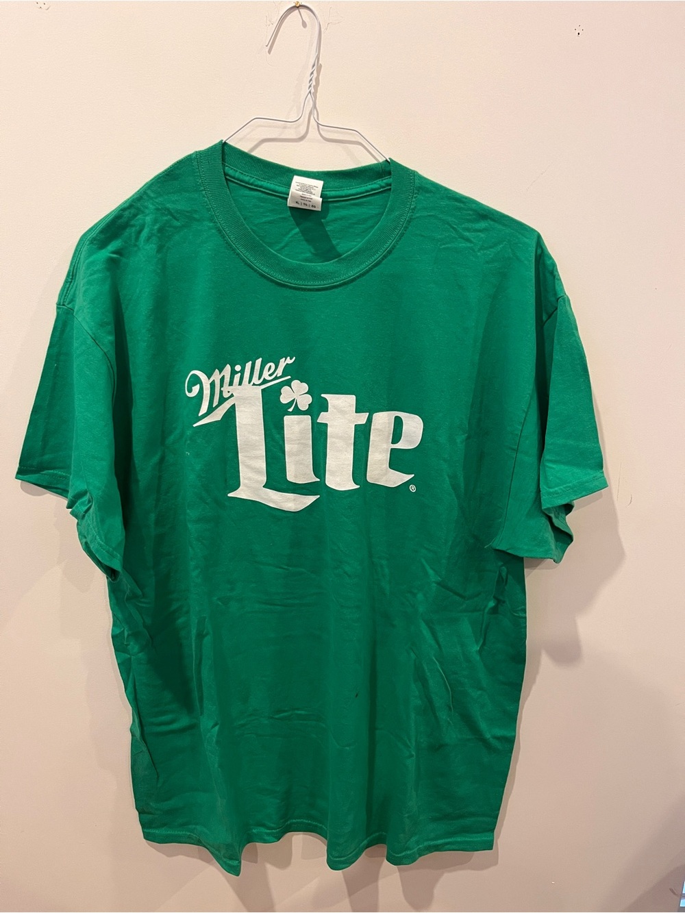 Hanes Green Crewneck T‑Shirt St Patrick’s Day